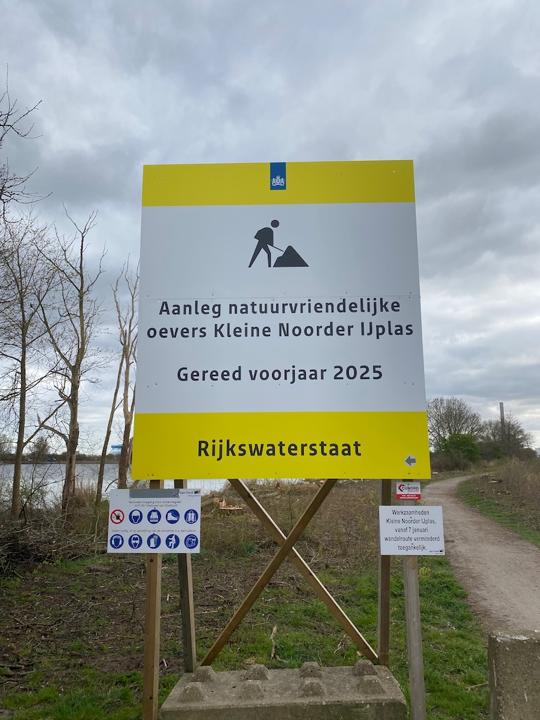Aanleg natuurvriendelijke oever kleine Noorder IJplas